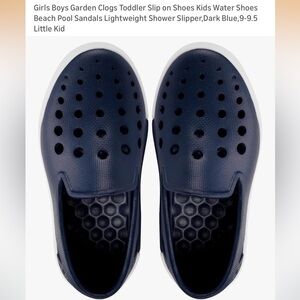 Kids Navy Slip-On Water Shoes
